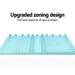 Giselle Bedding Memory Foam Mattress Topper 11-Zone 8cm Queen, image 4