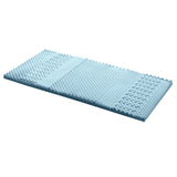 Giselle Bedding Memory Foam Mattress Topper 7-Zone 5cm Single - Close-Up Angle
