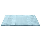 Giselle Memory Foam Mattress Topper 7-Zone 8cm King Single - Side View