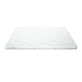 Giselle Bedding Memory Foam Mattress Topper Cool Gel Bed Mat Bamboo 10cm Single - Side View
