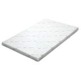 Giselle Bedding Memory Foam Mattress Topper Cool Gel 5cm Single - Low Angle