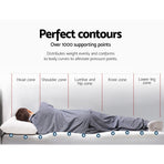 Giselle Bedding Memory Foam Mattress Topper Cool Gel 8cm King, image 3