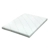 Giselle Bedding Memory Foam Mattress Topper Cool Gel 8cm King - Low Angle