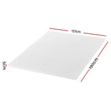 Giselle Bedding Foam Mattress Topper Egg Crate 5cm Double - Side View