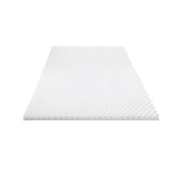 Giselle Bedding Foam Mattress Topper Egg Crate 5cm Double - Side View