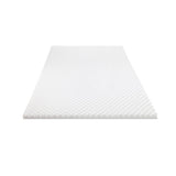 Giselle Bedding Memory Foam Mattress Topper Egg Crate 5cm King - Side View
