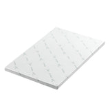 Giselle Bedding Memory Foam Mattress Topper Ventilated Cool Gel 5cm Single - Side View