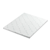 Giselle Bedding Memory Foam Mattress Topper Ventilated Cool Gel 8cm Double - Front View