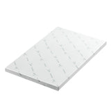 Giselle Bedding Memory Foam Mattress Topper Ventilated Cool Gel 8cm King Single - Side View