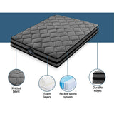 Giselle Bedding 31cm Mattress Euro Top King Single - Side View