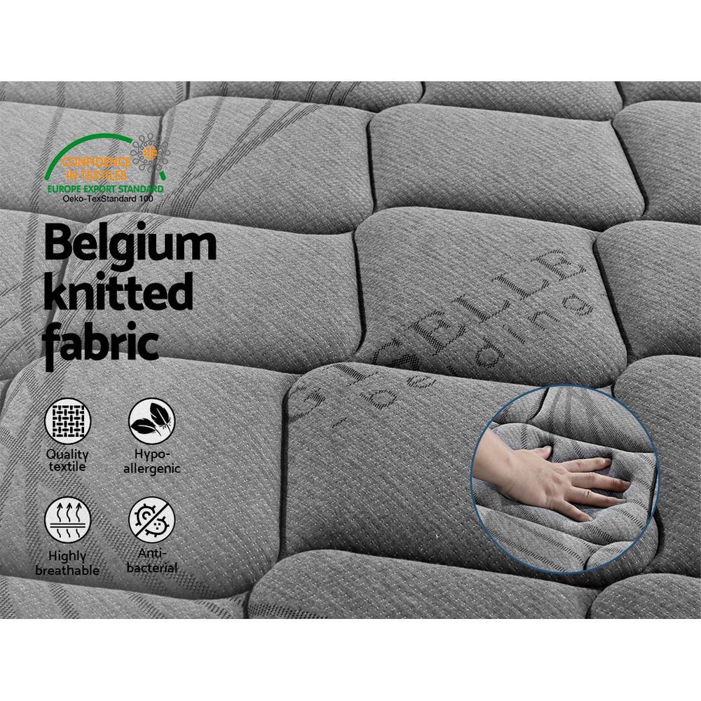 Giselle Bedding 31cm Mattress Euro Top King Single