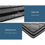 Giselle Bedding 31cm Mattress Euro Top King Single - Rear View