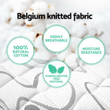 Giselle Bedding 23cm Mattress Extra Firm King Single - Top-Down View