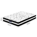 Giselle Bedding 30cm Mattress Medium Firm Double - Side View
