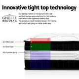 Giselle Bedding 30cm Mattress Medium Firm Single - Top-Down View