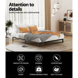 Artiss Bed Frame Queen Size Metal BERU - 45-Degree Angle