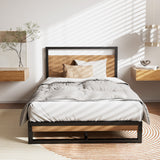 Artiss Bed Frame Metal Bed Frame DANE - King Single - Top-Down View