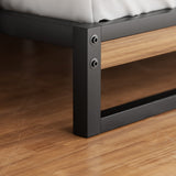 Artiss Bed Frame Metal Bed Frame DANE - King Single - 45-Degree Angle