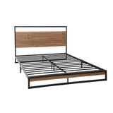 Artiss Bed Frame Metal Bed Frame DANE - King Single - Low Angle