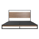 Artiss Bed Frame Queen Size Metal Bed Frame DANE - Front View