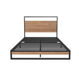 Artiss  Metal Bed Frame King Single Size Beds Platform with Mattress - Side View