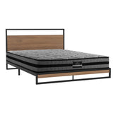 Artiss Bed Frame Queen Size Metal Frame DANE with Mattress