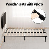 Artiss Bed Frame King Single Size Metal Frame NOE - 45-Degree Angle