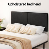 Artiss Bed Frame Queen Size Metal Frame NOE - Top-Down View