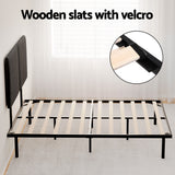 Artiss Bed Frame Queen Size Metal Frame NOR - 45-Degree Angle