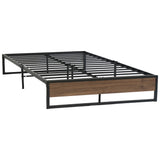Artiss Bed Frame Metal Bed Frame Bed Base OSLO - Double - Rear View