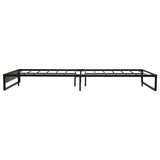 Artiss Bed Frame Metal Bed Frame Bed Base OSLO - Double - Front View