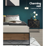 Artiss Bed Frame Metal Bed Frame Bed Base OSLO - Single - 45-Degree Angle