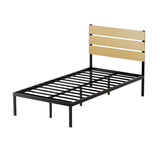Artiss Bed Frame King Single Size Metal Base Mattress Platform Foundation PAULA - Close-Up Angle