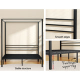 Artiss Bed Frame Double Size Metal Bed Frame POCHY - 45-Degree Angle