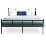 Artiss Bed Frame Queen Metal Bed Frame SOL - Side View