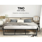 Artiss Bed Frame King Size Metal Bed Frame TINO - Top-Down View