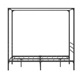 Oikiture Metal Canopy Bed Frame Double Size Platform