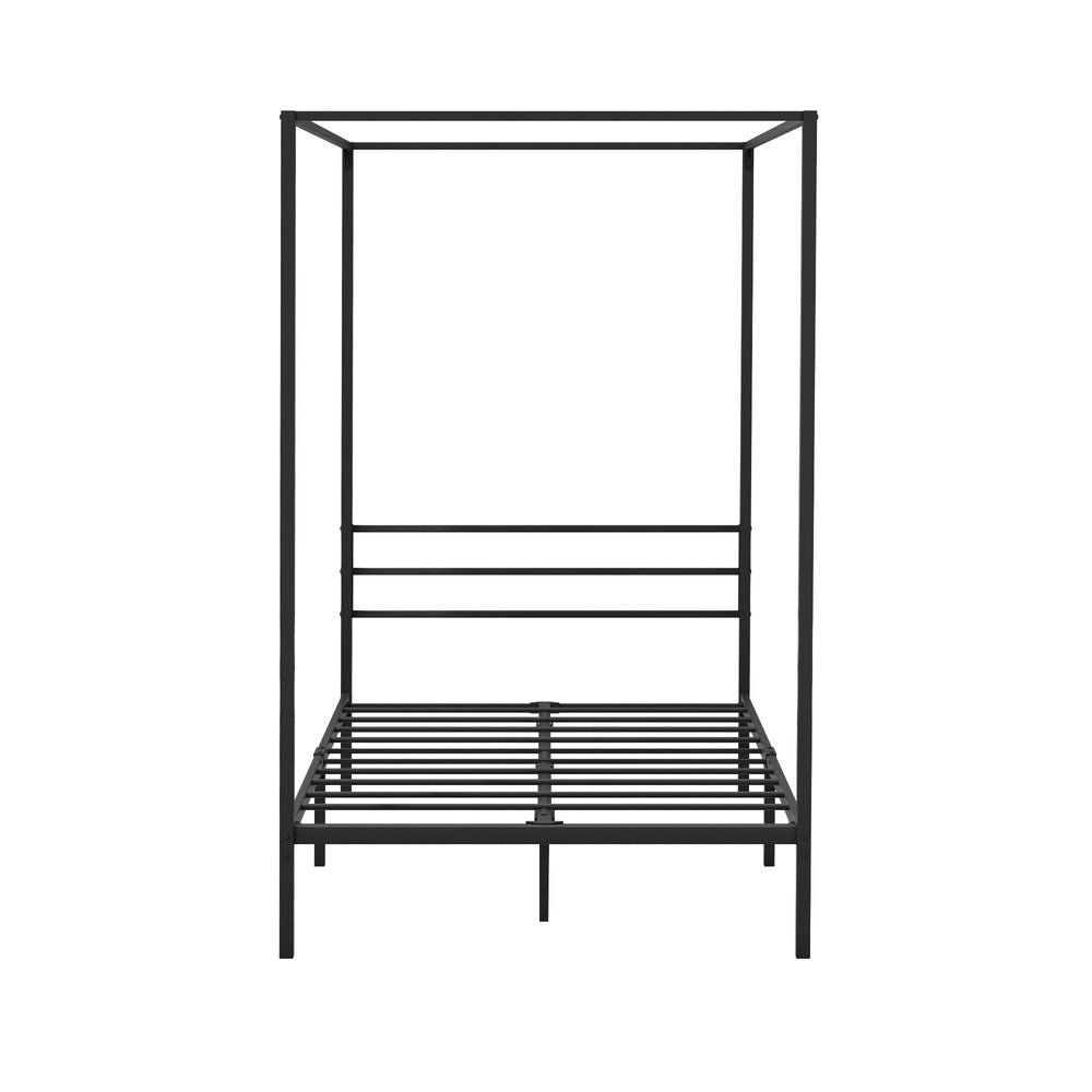Oikiture Metal Canopy Bed Frame Single Size Platform