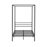 Oikiture Metal Canopy Bed Frame Single Size Platform
