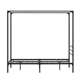 Oikiture Metal Canopy Bed Frame Single Size Platform