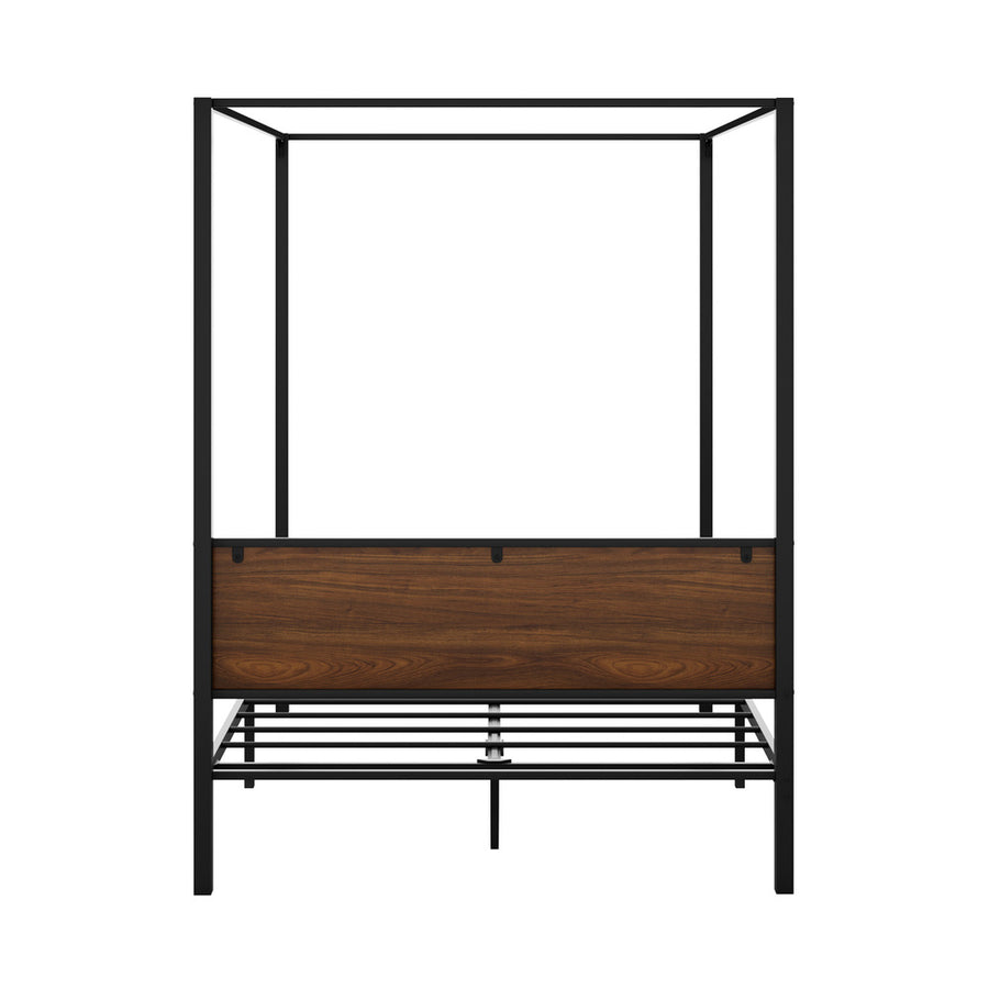 Oikiture Metal Canopy Bed Frame Queen Size Beds Platform