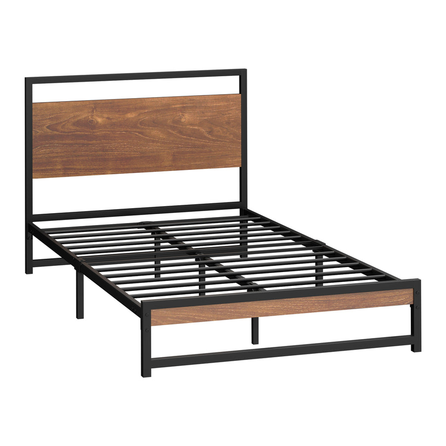 Oikiture Metal Bed Frame King Single Size Beds Base Platform Wood