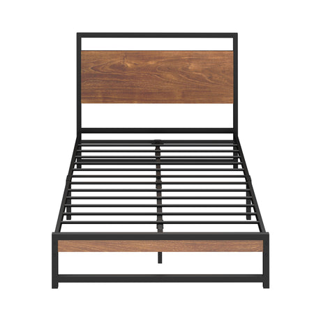 Oikiture Metal Bed Frame King Single Size Beds Base Platform Wood