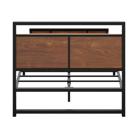 Oikiture Metal Bed Frame King Single Size Beds Base Platform Wood