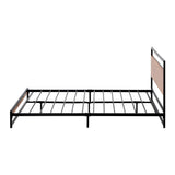 Oikiture Metal Bed Frame King Size Beds Platform Wood - Side View