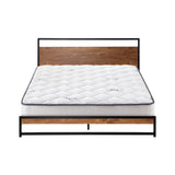 Oikiture Metal Bed Frame Queen Size Beds Platform with Mattress