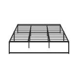 Oikiture Metal Bed Frame King Size Beds Base Platform Black