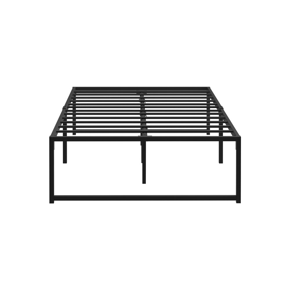 Oikiture Metal Bed Frame King Single Beds Platform Black