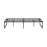 Oikiture Metal Bed Frame King Single Beds Platform Black