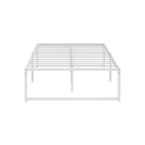 Oikiture Metal Bed Frame King Single Bed Base White